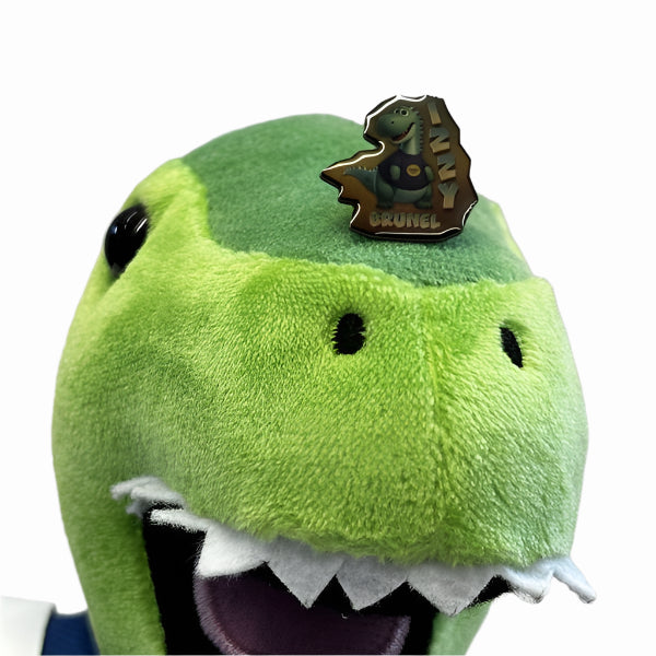 Izzy the Dinosaur Pin Lapel Badge