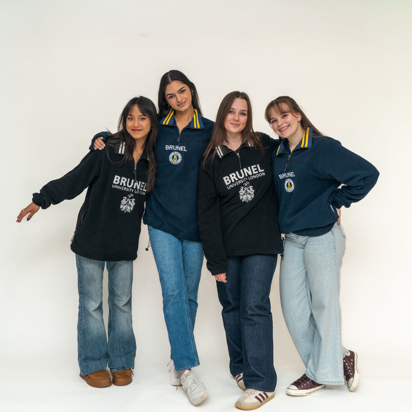 Brunel University of London/Team Brunel Retro Quarter Zip Fleece