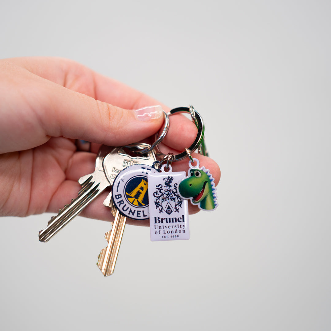 Team Brunel, Izzy and Uni Crest Charm Keyring