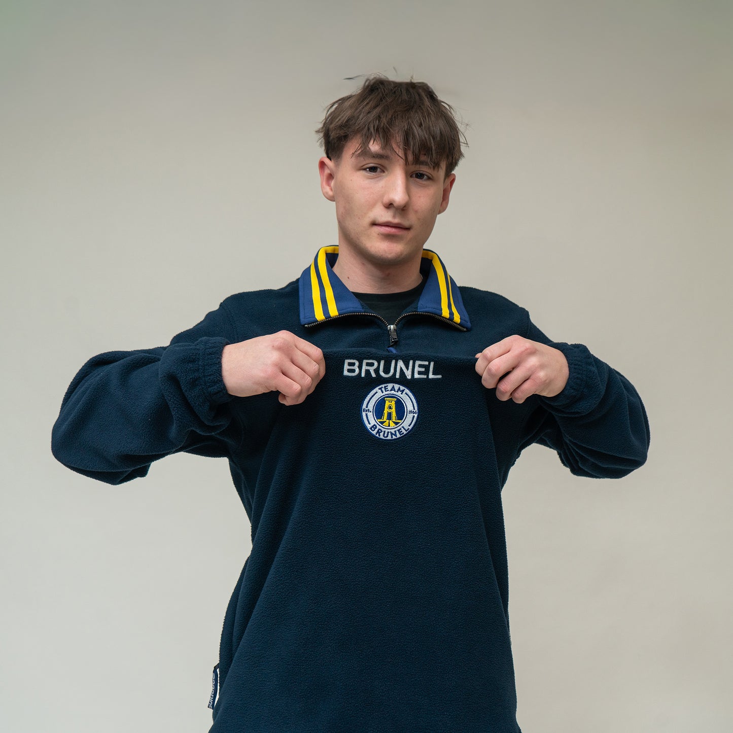 Brunel University of London/Team Brunel Retro Quarter Zip Fleece