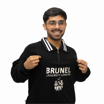 Brunel University London Retro Quarter Zip Fleece