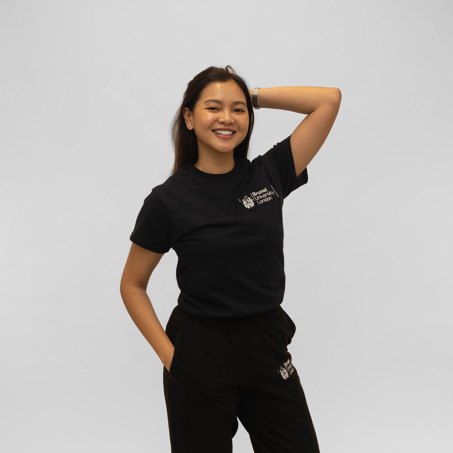 Brunel University London Co-ord Bundle (Black) - T-Shirt, Joggers & Sweatshirt