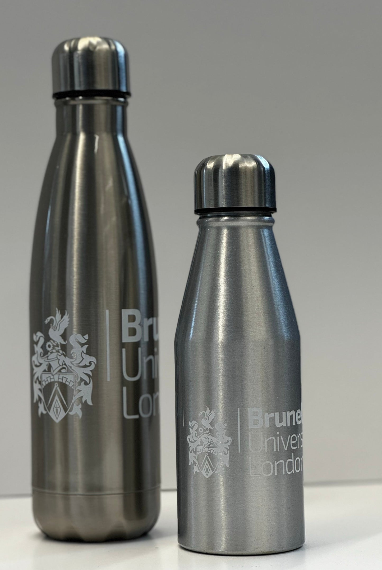 Reusable metal bottle