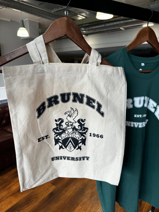 Natural tote bag - Brunel logo