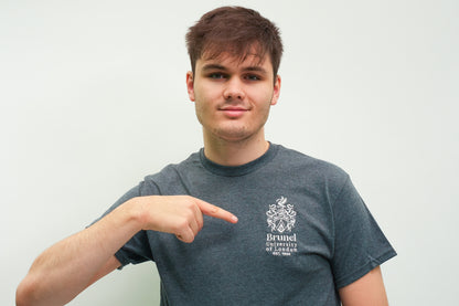 T-Shirt University Crest Embroidered