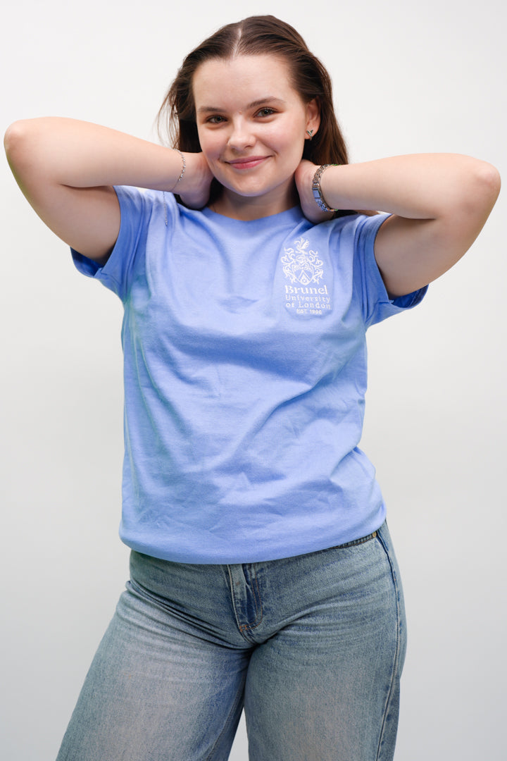 T-Shirt University Crest Embroidered