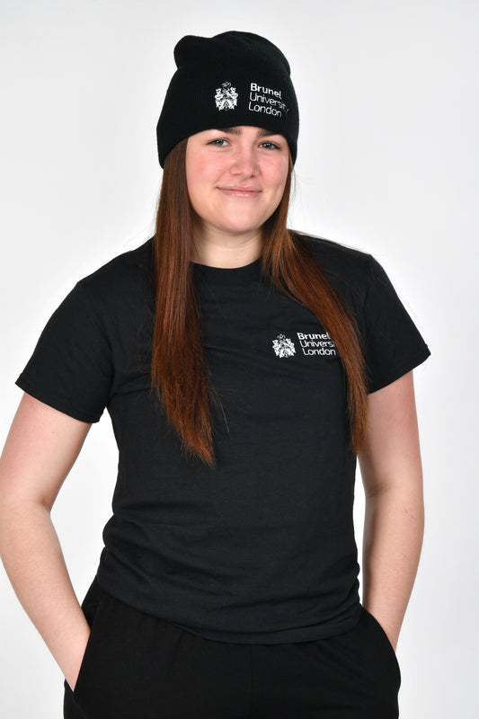 University Beanie hat Black