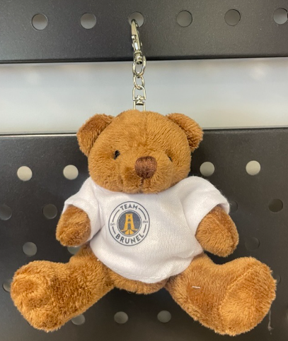 Bear Key Ring Team Brunel Crest