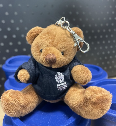 Bear Key Ring Brunel University Crest