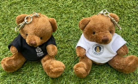 Bear Key Ring Team Brunel Crest